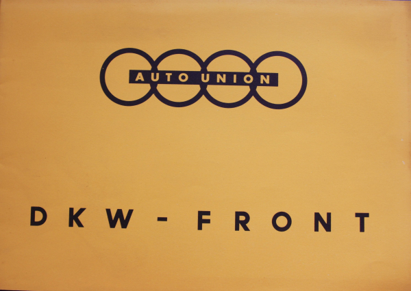 DKW Front Modelprogram 1939 Carbrochure (6623)